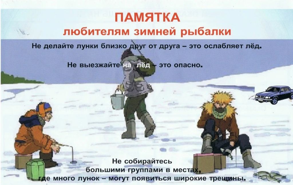 О безопасности при зимней ловле рыбы