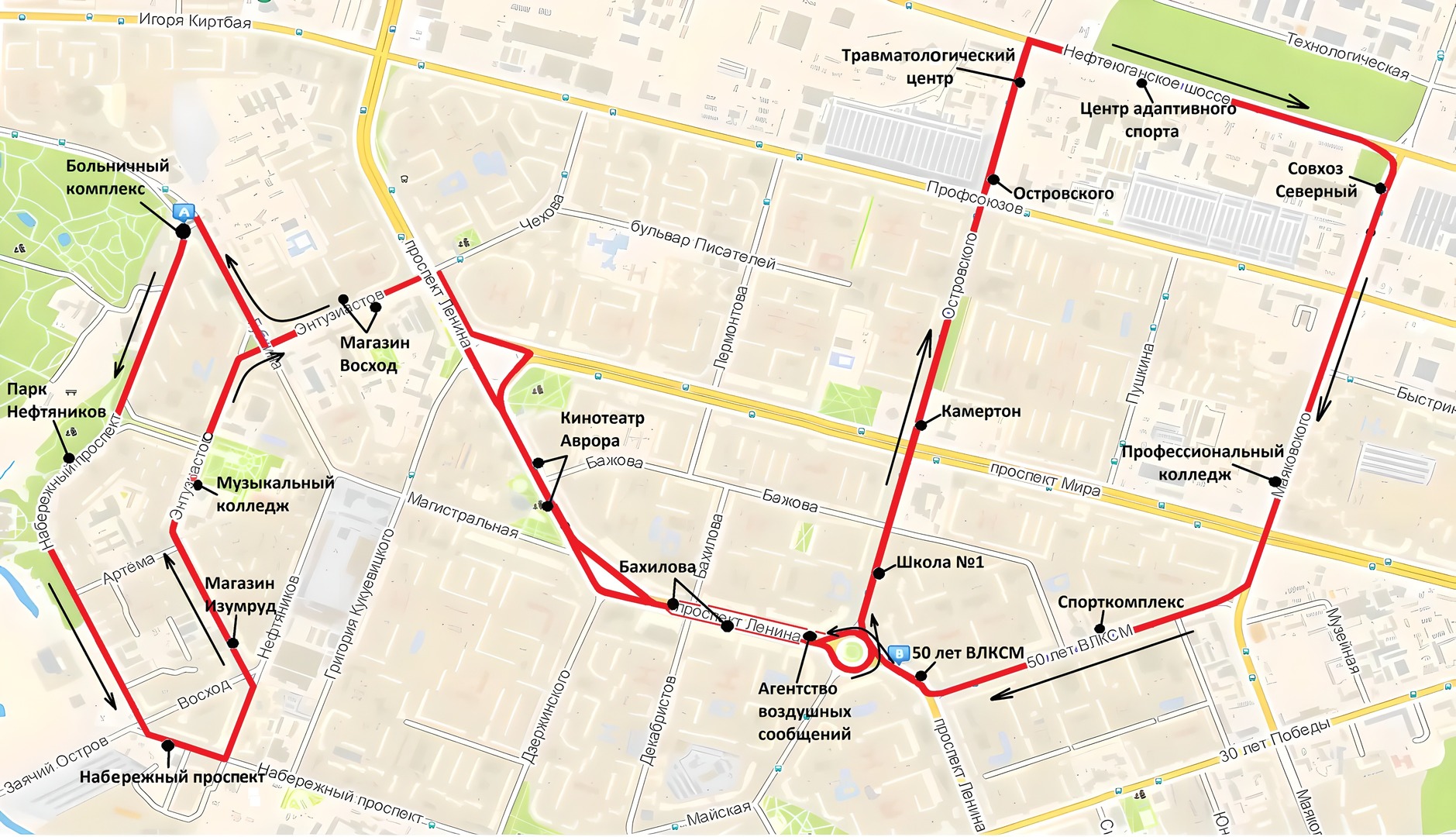 Схема движения автобуса 22 брянск