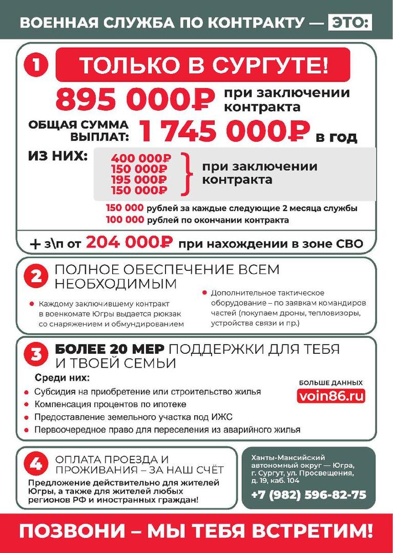 Военнослужащие из Сургута отправились служить по контракту | 18.06.2024 |  Сургут - БезФормата