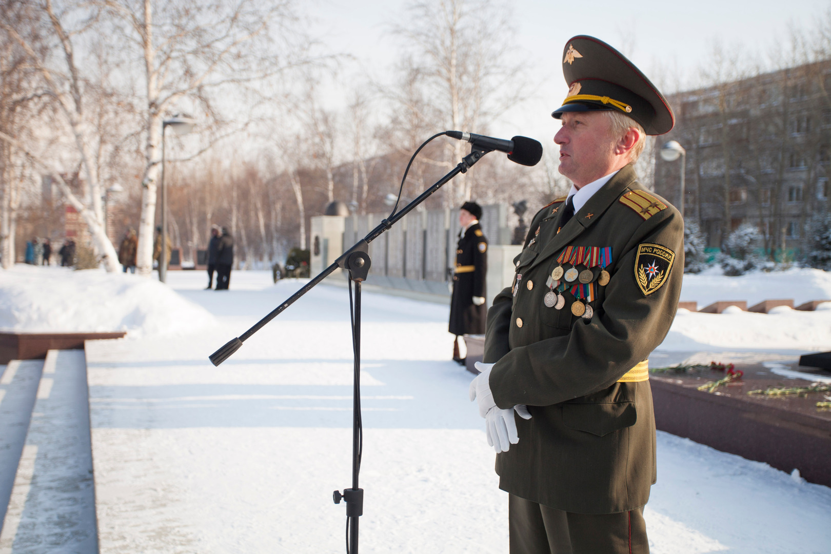 Сургутские солдаты. Митинг посвященный 23 февраля